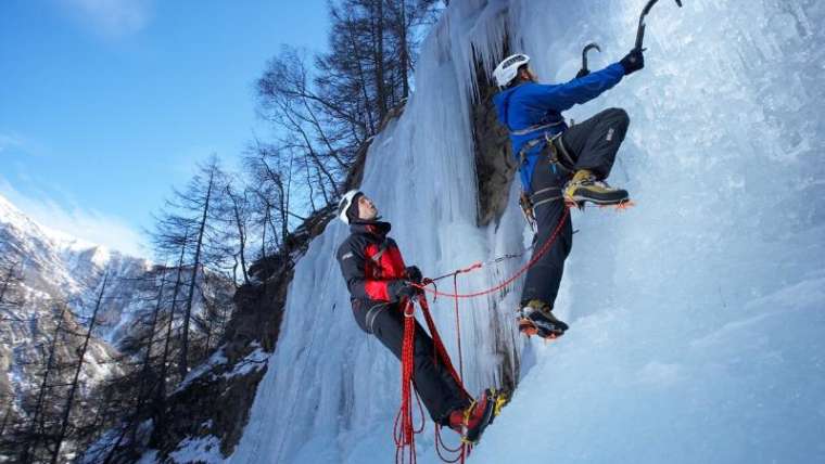 Ice climbing