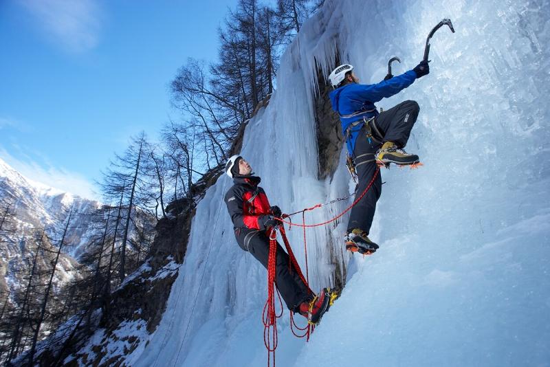 Ice climbing